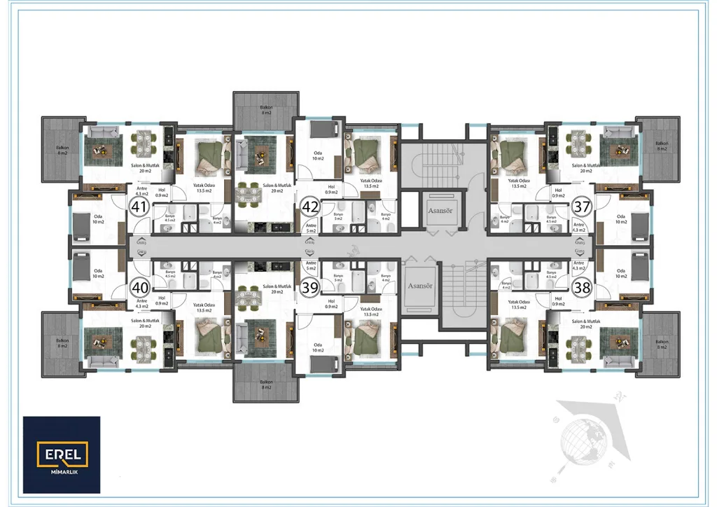 Erel Life 2 Normal Floor Plan